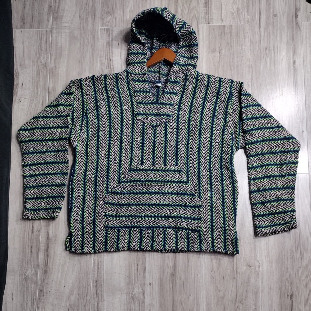 Men's Multicolor Patterned Sweater size L pre owned good condition